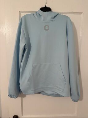 Youth Overtime Light Blue Training Hoodie Pullover